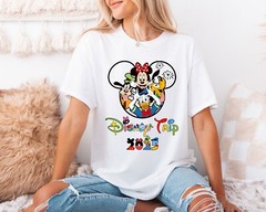 Mickey and Friends Disney Trip 2025 Family Matching Shirt, Mickey and Minnie Ear