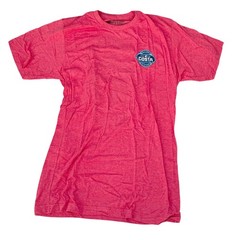 Costa Del Mar T-Shirt Top Men’s Size M Long Sleeve Logo 100% Cotton Red Blue