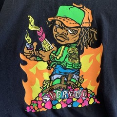 Supreme Molotov Kid TShirt black XL Used