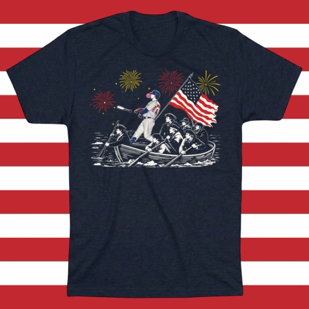 Vintage Patriotic Baseball USA Flag 4th of July Graphic Shirt Size S-5XL