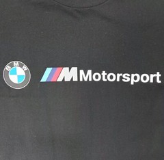 PUMA T Shirt M Black BMW MMS Motorsport Logo Forever Better Enthusiast 595369 01