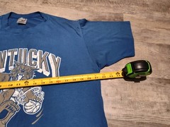 VINTAGE Swingster Kentucky Wildcats 80s Blue Graphic T-Shirt XL Made In USA NCAA