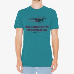 AFL Milwaukee Mustangs UGP Classics Basic Cotton T-Shirt – Antique Jade Dome