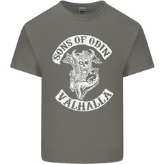 Son of Odin Valhalla Viking Norse Mythology Mens Light Cotton T-Shirt