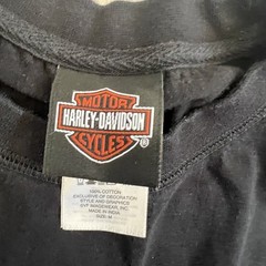 Harley-Davidson Men’s Medium Black Skull Graphic T-Shirt Embroidered Logo
