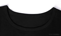 Fashion Trend Graphic Loose Print Summer Short Sleeve Luxury Men Black T-Shirt