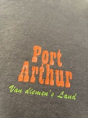 Vintage Men’s PORT ARTHUR VAN Diemen’s Land Gray Shirt Size Large
