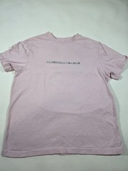 American Eagle Shirt Adult Large Pink Spellout Big Logo Graphic Tee Cotton Mens
