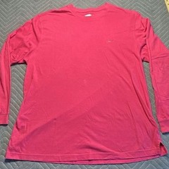 Greg Norman Mens XXL Long Sleeve Shark Logo Performance Crewneck T-Shirt Pink