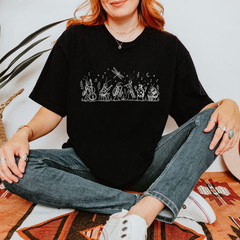 NK Divide Indie Folk T-Shirt, Vintage Insect Music Graphic Tee