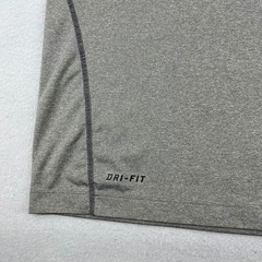 Nike Pro Combat Dri-Fit Mens Fitted Training Shirt Heather Gray Large