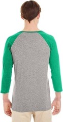 Jerzees Mens Dri-Power Active Triblend Baseball Raglan T-Shirt (601RR)
