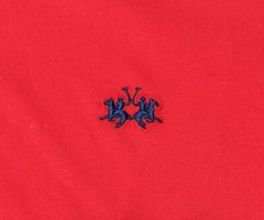 LA MARTINA Men’s T-Shirt Crew S/SEuro XL Red New (See Details)