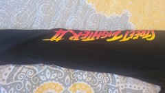 Capcom Street Fighter II Black Long Sleeve Graphic Tshirt Size L Large