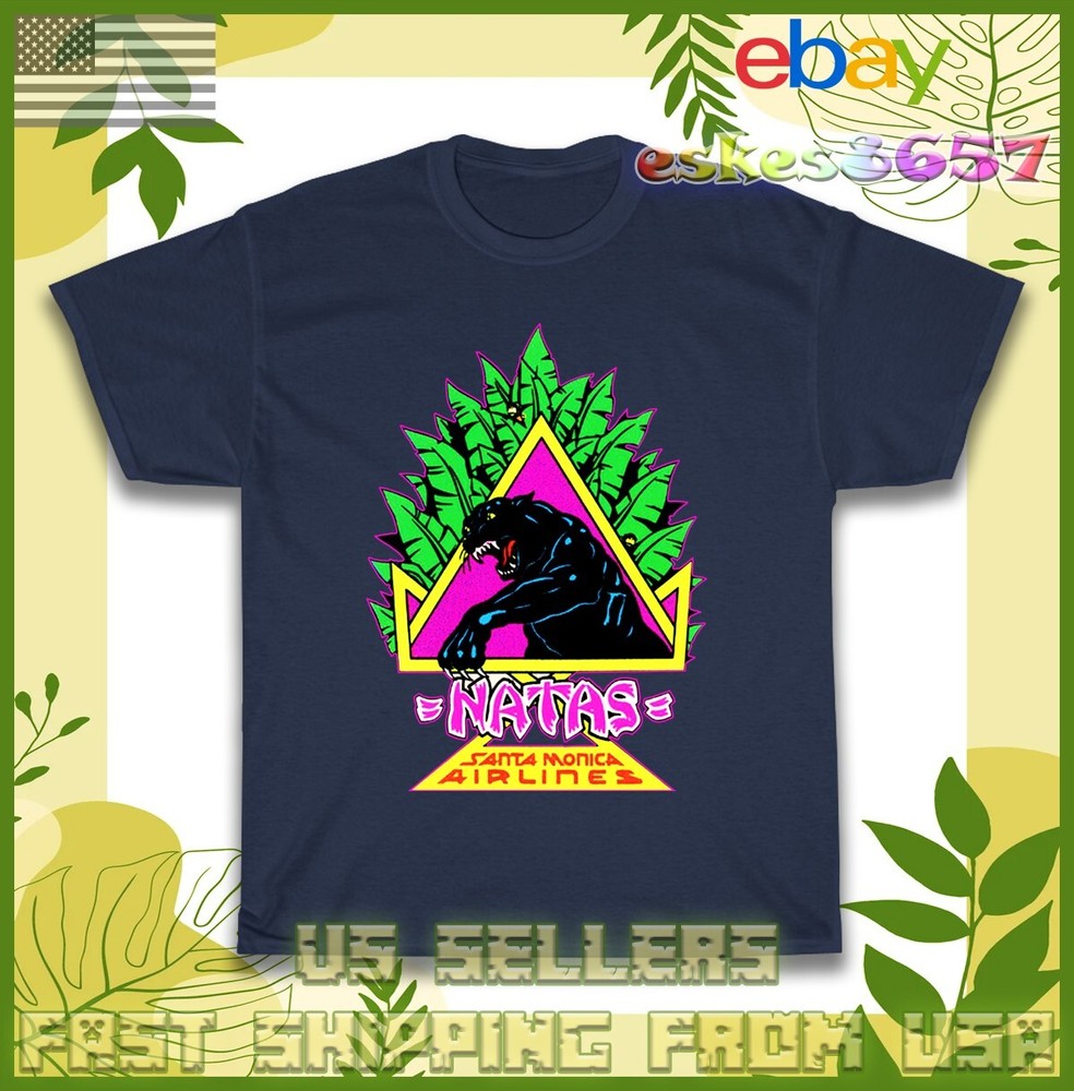 New Santa Monica Airline NATAS Logo Men’s T-Shirt American Style T Shirt
