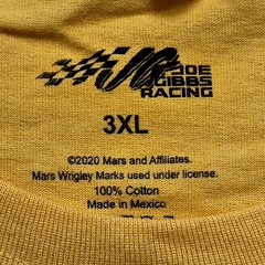 Kyle Busch Joe Gibbs Racing Team Collection M&M’s Treat Town T-Shirt Mens Sz 3XL