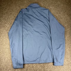 REI Co-op Mens Blue Polyester 1/4 Zip Long Sleeve Pullover Athletic Shirt