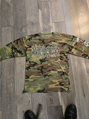 Suicideboys Men’s L Camo Hip-hop Rap Streetwear Long Sleeve Logo G59 Y2K
