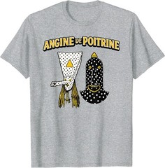 Angine De Poitrine Band Tee Vintage Music Fans Masked T-Shirt