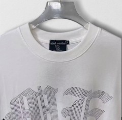 Mixed Emotion Mens T-Shirt Tee “Beach” Rhinestone Short Sleeve | Small-Large