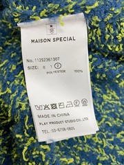 MAISON SPECIAL Mix Color Fancy Yarn Prime-Over Skipper Knit Pullover 2