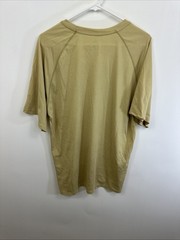 Adidas Climate GT Georgia Tech Football Men’s Large Gold Dry Fit T-Shirt DX2436