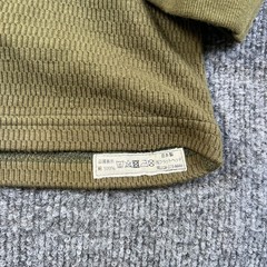 The Flat Head Shirt Mens 40 M Green Thermal Waffle Long Sleeve Made in Japan