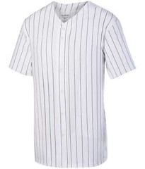 Augusta Sportswear 1685 Men’s Pinstripe Full Button Baseball Jersey T-Shirt