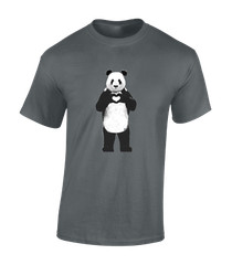 PANDA LOVE MENS T SHIRT CUTE ANIMAL LOVER DESIGN KAWAII JAPAN FASHION GIFT