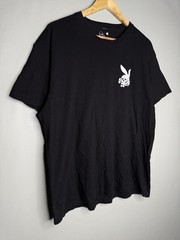 Fuct SSDD Death Bunny Playboy T Shirt Tee Sz L Black Rare Vtg USA Made