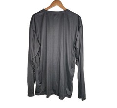 A4 Long Sleeve Cooling Performance Crew Shirt in Black Size XL