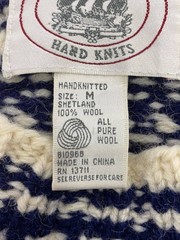 Other brands: JOHN ASHFORD SPORT knit sweater (thick), size M, wool, blue, plain