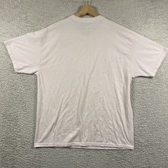 Vintage Hanes Blank T-Shirt Adult Large Pink Heavyweight 50/50 Y2K 90’s Classic