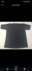 Gemrock Mens Size XL Black Cotton Short Sleeve Crew Neck T-Shirt New