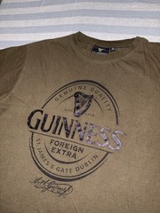 Guinness Crewneck Tee Men’s Medium Green Foreign Stout Bartender Frat Dad Irish