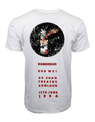 1994 RADI0HEAD ‘HONG KONG’ HONEY PABLO ULTRA RARE GRAPHIC WHITE T-SHIRT