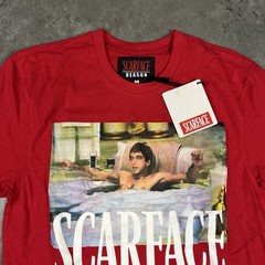 Scarface T Shirt Mens Medium Red NWT Minor Flaws