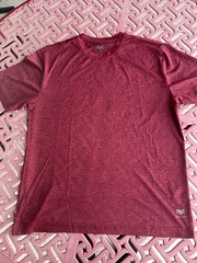 Everlast Greatness Within EverDri Workout T-shirt Burgundy Tee New w/o Tags