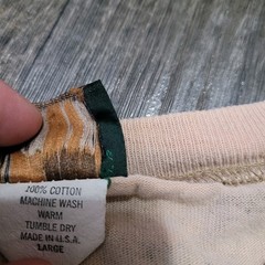 Vintage 90s Natural Gear Shirt Men’s Large USA Camo Pocket (Paint Spots) Spruce