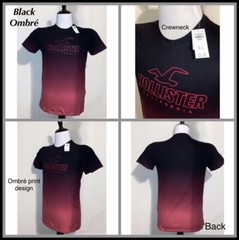 NWT Men’s Hollister Tee Sz M L Yellow Pink Black Red Green White Blue T-shirt