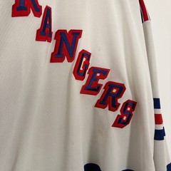 Vintage 90s New York Rangers NYC NHL Hockey Mesh Sports Jersey White CCM XXL