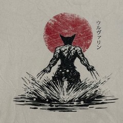 Wolverine T-Shirt 100% Cotton L