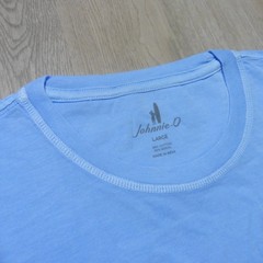 JOHNNIE-O Mens L LARGE DALE 2.0 T SHIRT MALIBLU BLUE SHORT SLEEVE GOLF TEE
