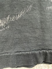 Vintage AOP Wolf T-Shirt All Over Print L Black & White Single Stitch USA Made