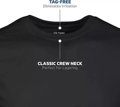 Gildan (5-pack) Black Solid Heavy Cotton Short Sleeve Blank T-Shirt S-3XL