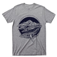 Wildlife T Shirt Narwhal Humpback Killer Whale Orca Dolphin Porpoise Fishing Tee