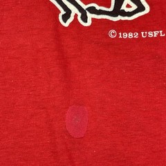 Vintage Tampa Bay Bandits Shirt Mens XL (L) USFL Football Defunct 80s Buccaneers