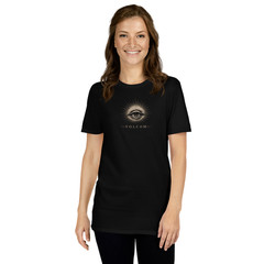 Volcom Opening Third Eyes T Shirt Gothic Vintage Eye Graphic Black Tee
