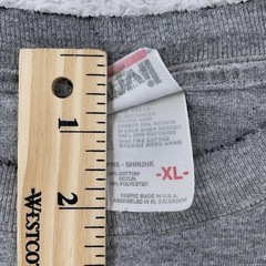 Vtg Toms River New Jersey South Weight Training Shirt XL Heather Gray Tee Gym