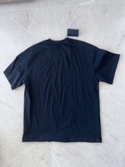 PRADA Milano Black Crew Neck Logo Jersey Cotton Short Sleeve T-Shirt Size S